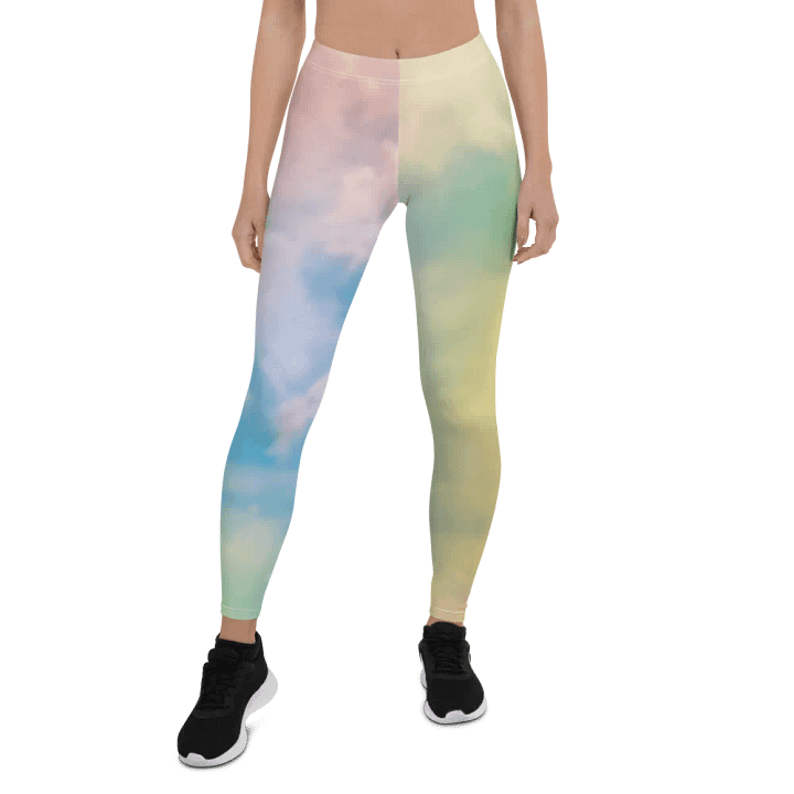 Blur cloud rainbow Design Legging - V10 product image (1)