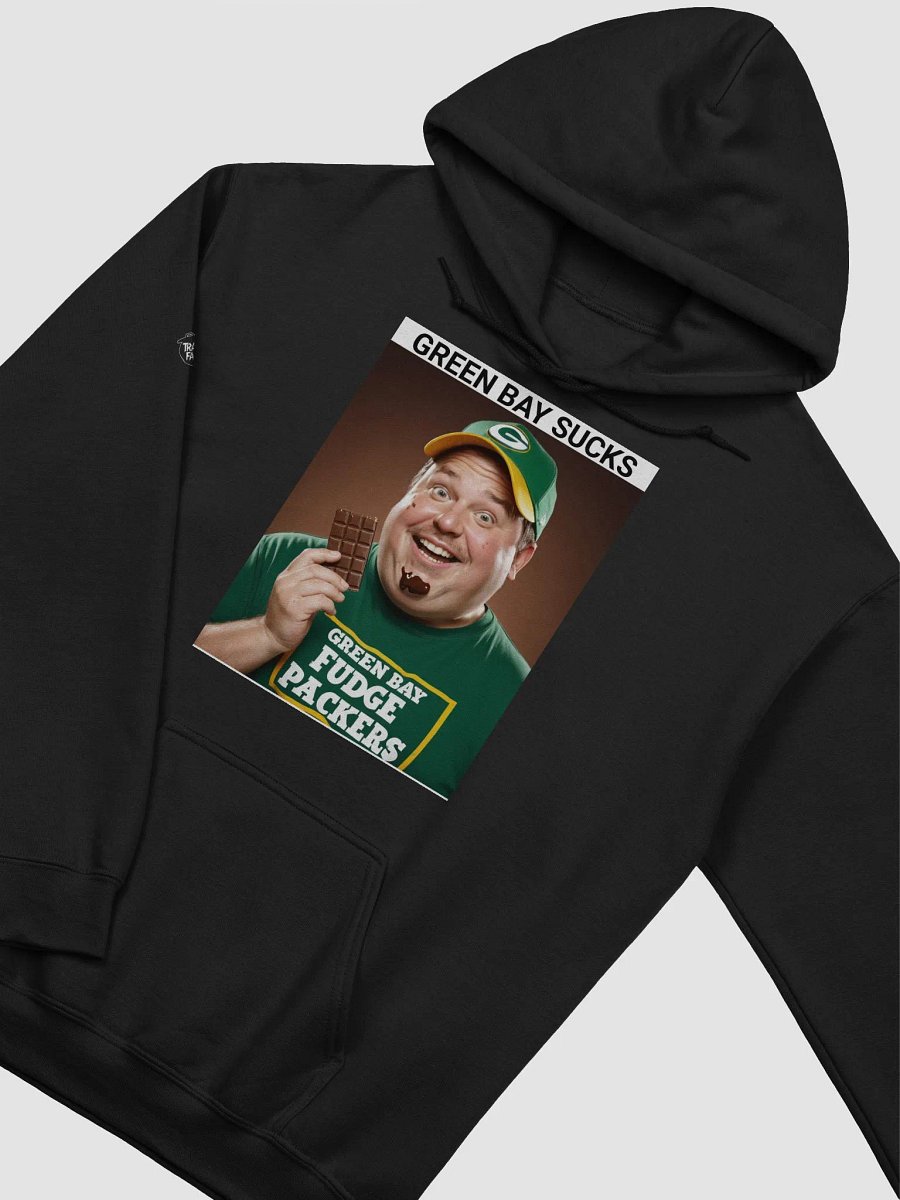 Green Bay Sucks Fudge Packers Hoodie | NFL Rivals Locker | Green Bay Packers | Trash Fanz product image (3)