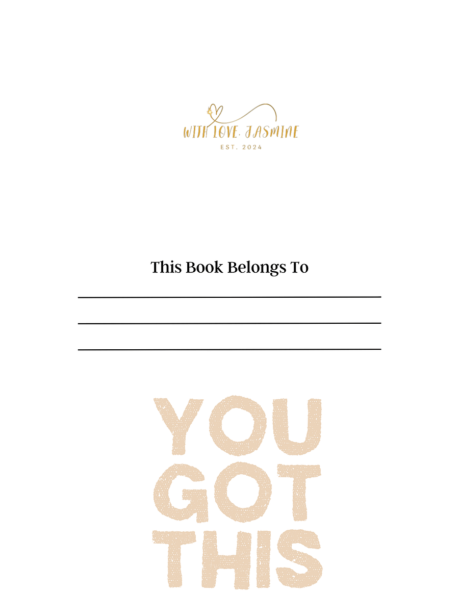 Digital Self Care 100 Deep Anxiety Prompts Journal With Love, Jasmine product image (2)