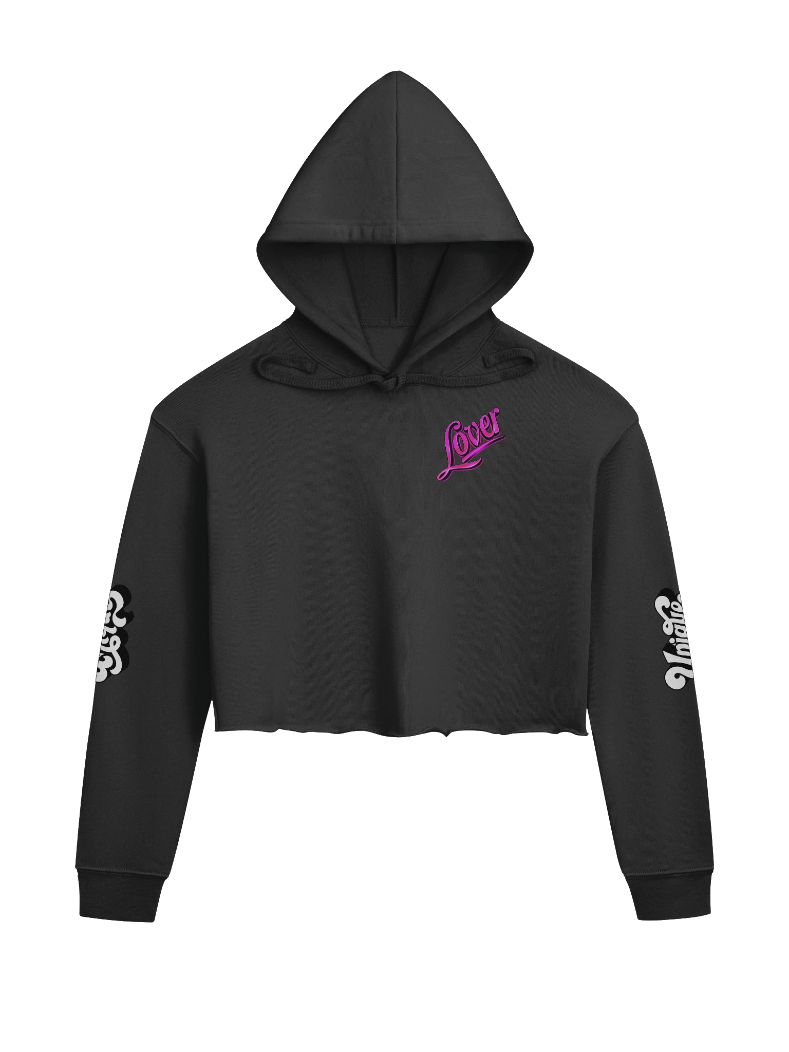 Unique Lover's Paradise Crop Hoodie product image (1)