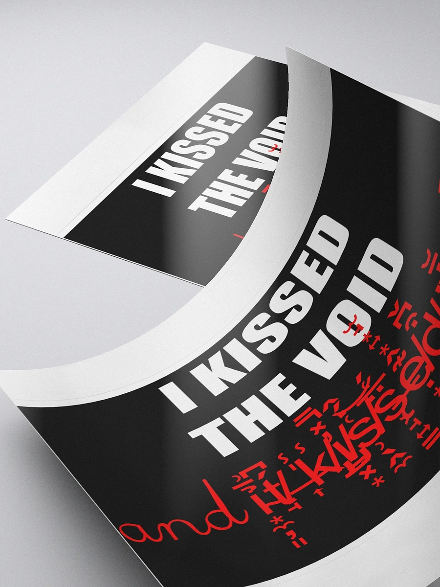 I kissed the void bubble free stickers product image (5)