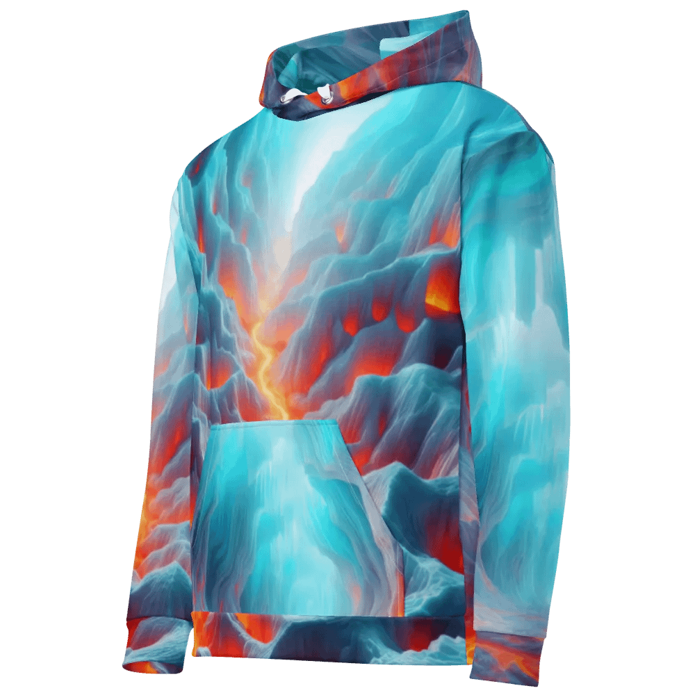 Fire and Ice - Erupting Lava Under Ice #18 product image (6)