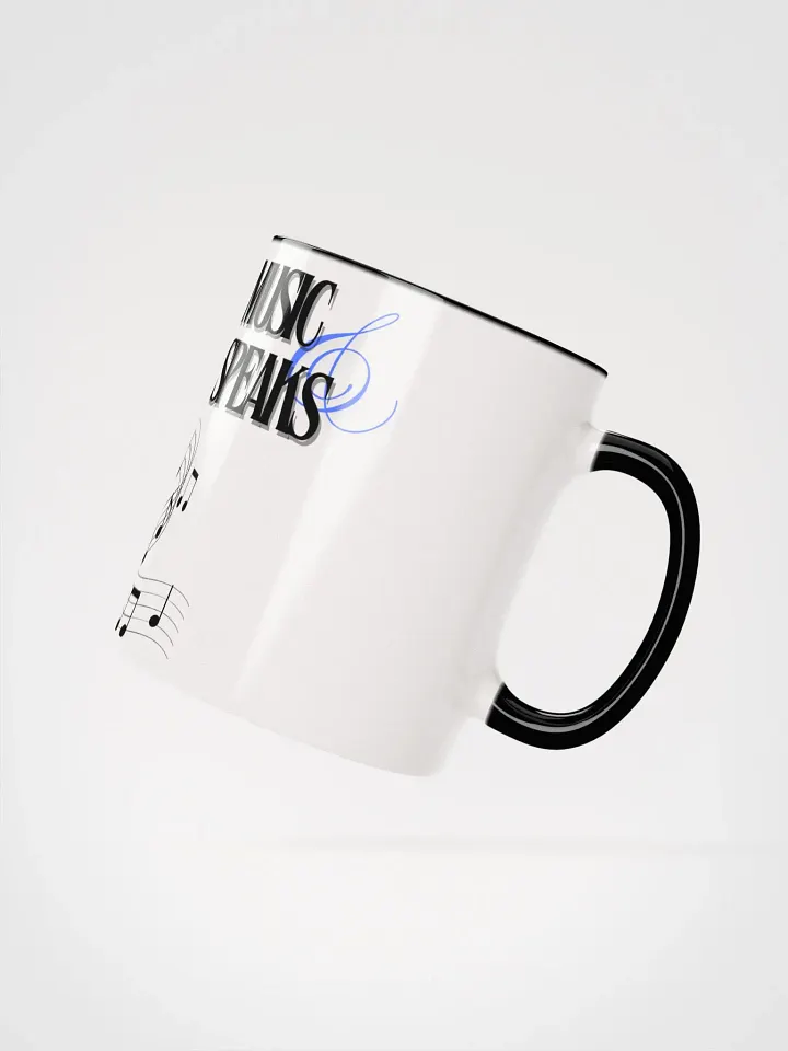 Musical Notes Mug: Where Words Fail, Music Speaks product image (2)
