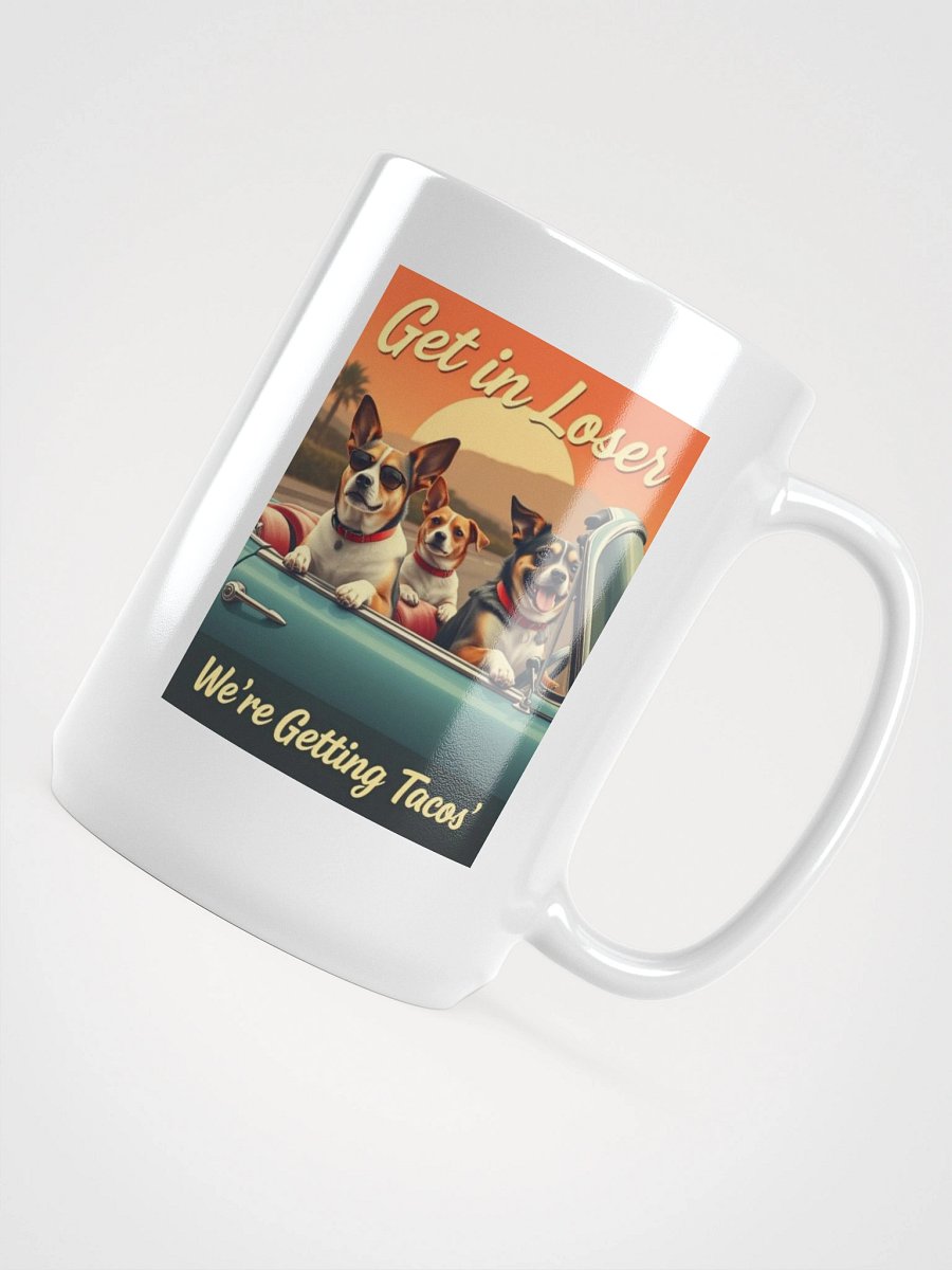 Dogs Road Trip White Glossy Mug product image (4)