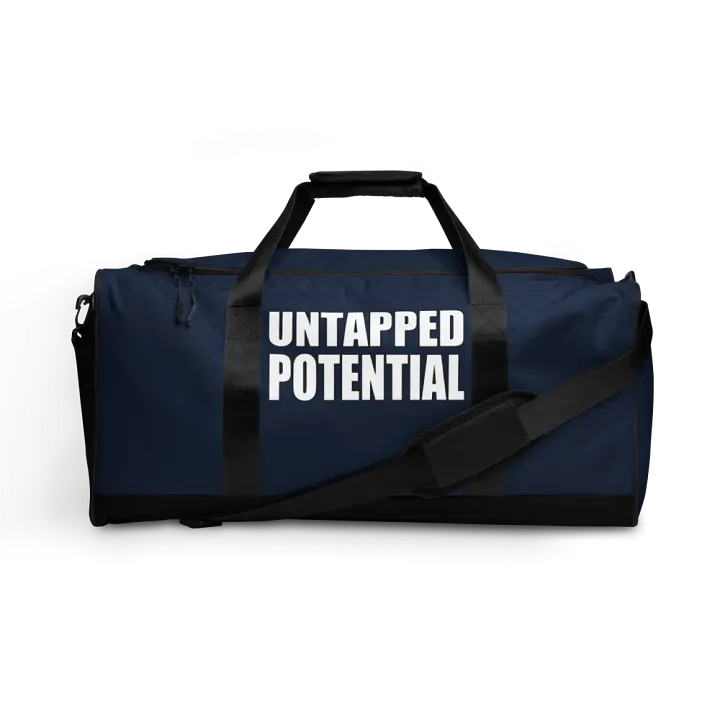 Untapped Potential Navy Blue Duffle Bag product image (1)