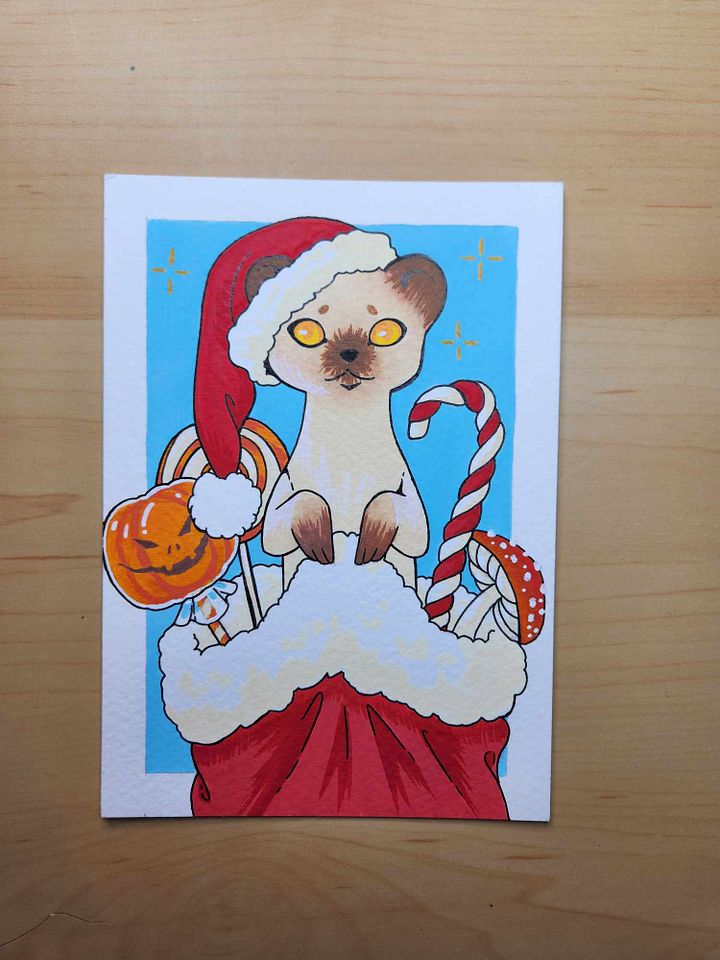 Dessin original Noël Hermine product image (2)