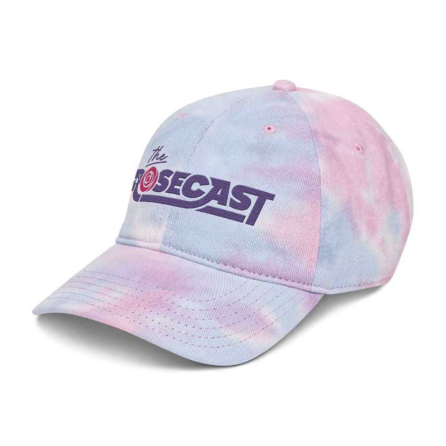 Rosecast Logo Tie-Dye Dad Hat product image (6)