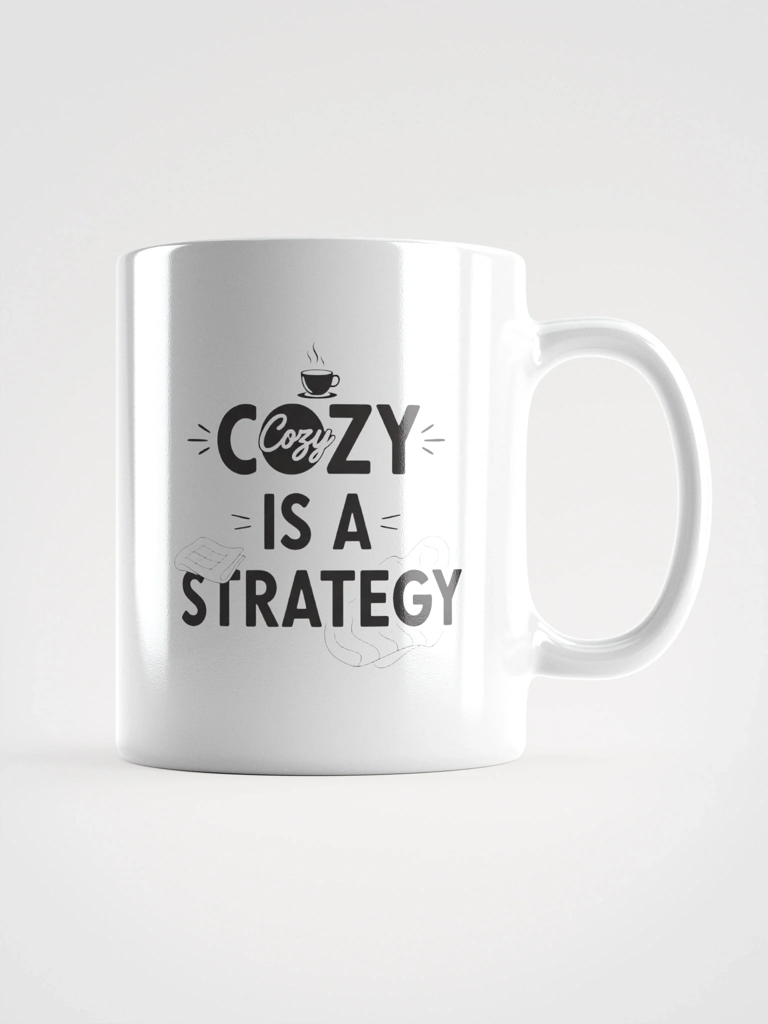 Cozy Is a Strategy Mug – Perfect Motivational Coffee Cup for Comfort & Success product image (2)