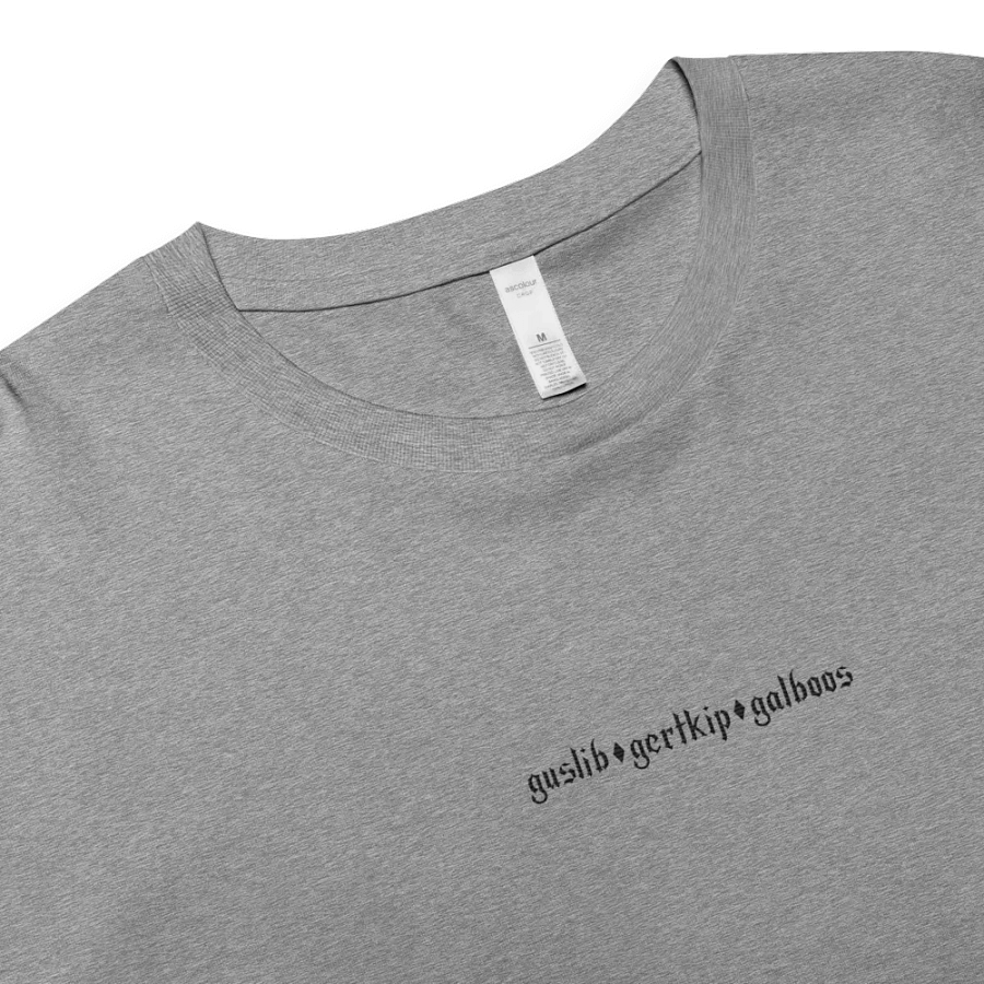 Guslib Gertkip Galboos Crop Tee (BlackText) product image (7)