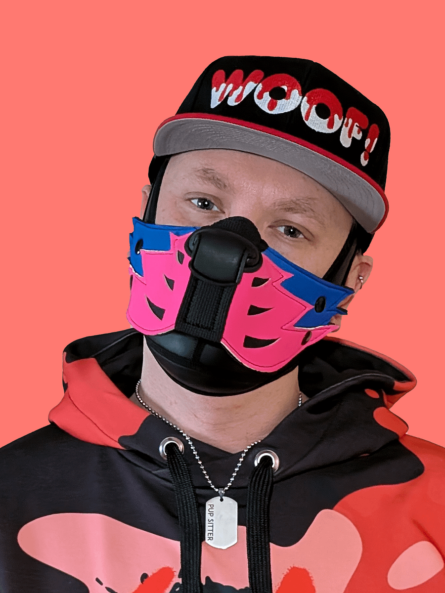 Speak Hat - WOOF! - Pink Drip product image (2)