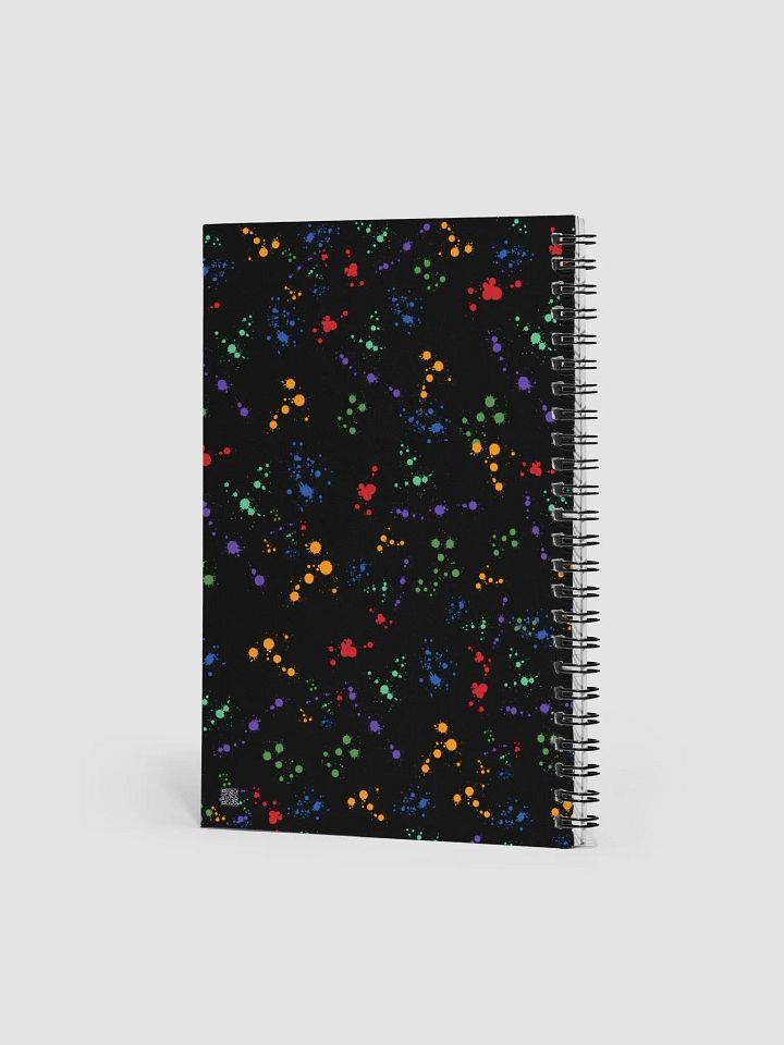 Be Kind Paint Flower Shaped Splash Spiral Notebook Journal product image (2)