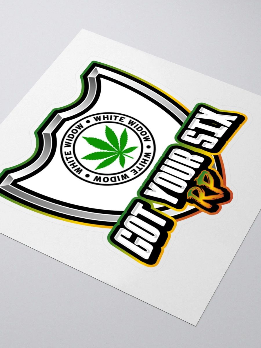 White Widow GYSRP Kiss Cut Sticker product image (7)