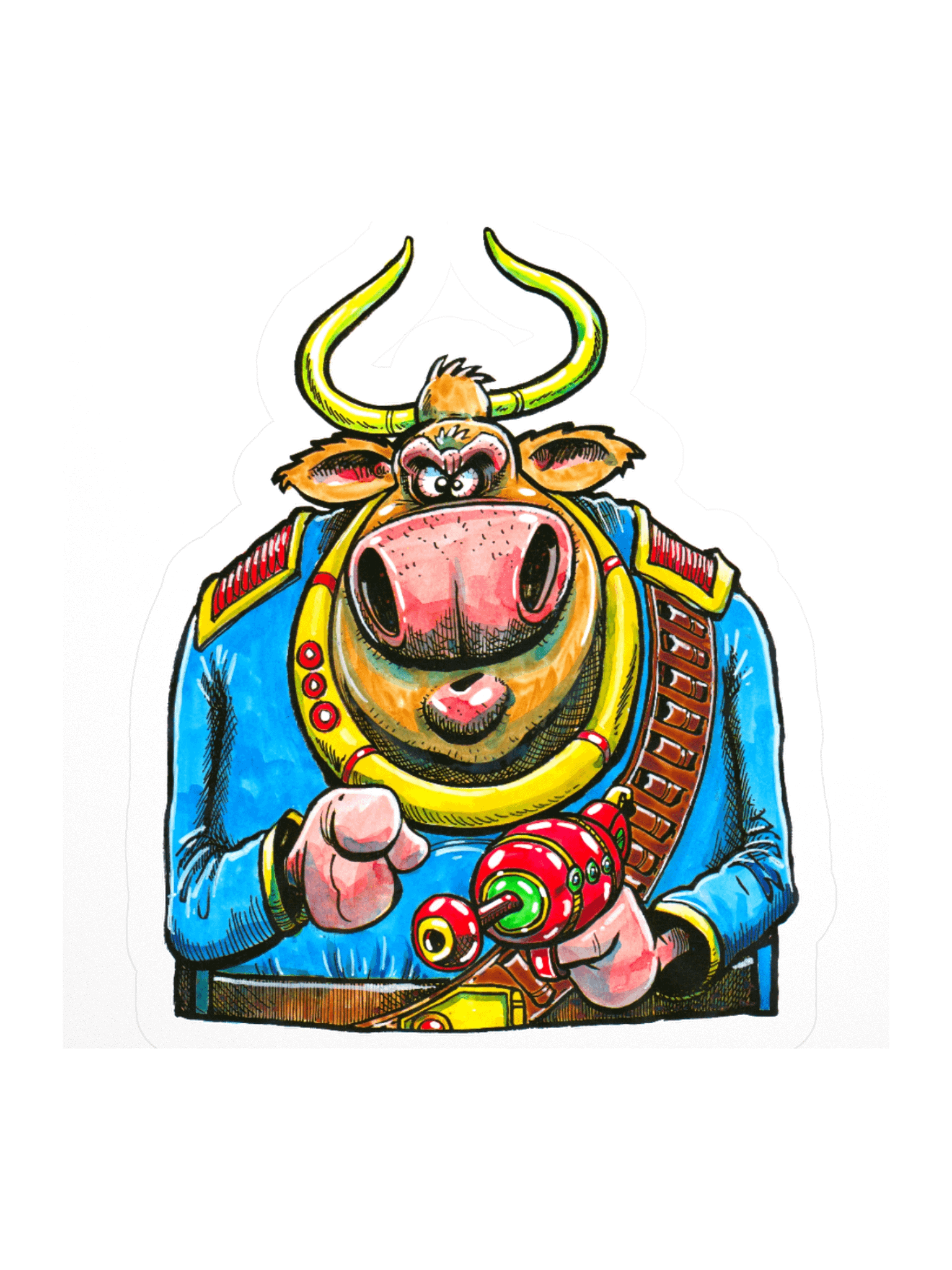 MAD COW Don't mooove sticker product image (1)