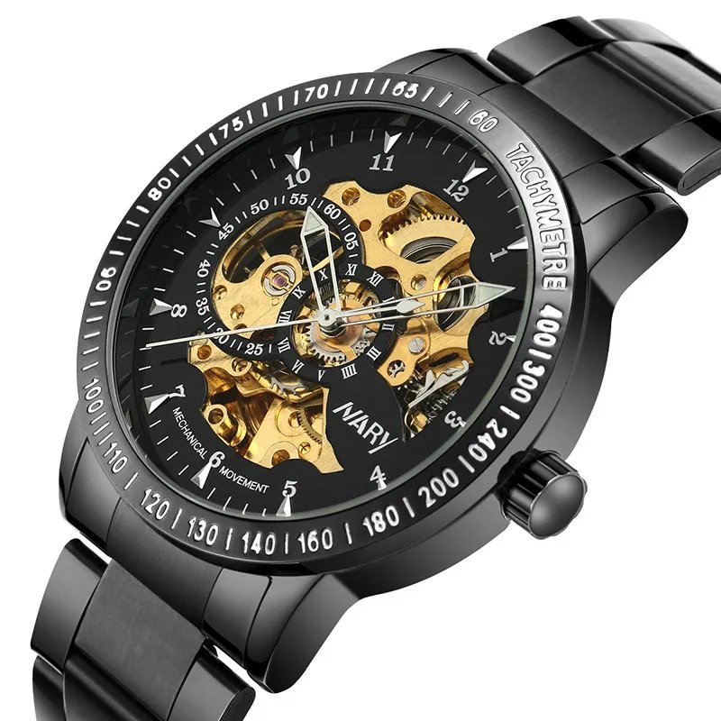 NARY watch manufacturer direct supply watches wholesale 18026 mechanical watches fashionable men brand watches gift list product image (4)