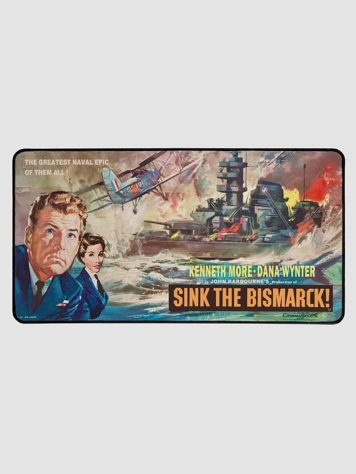 Sink the Bismarck! Poster Art Desk Mat product image (1)