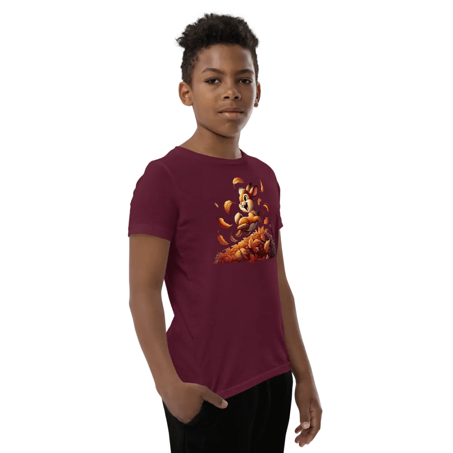 Autumn Leaves Bunny Rabbit Youth T-Shirt product image (66)