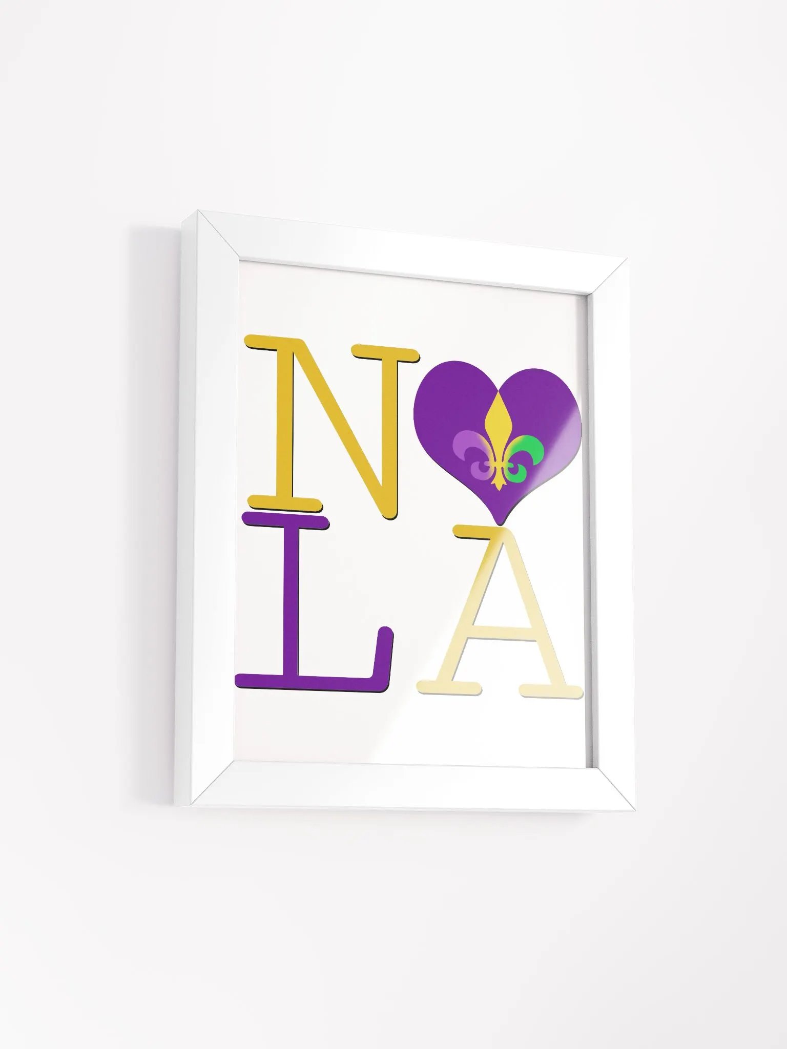 I LOVE NOLA **BIGSHOT POSTER** (MARDI GRAS 3 + IMAGE POP) product image (2)