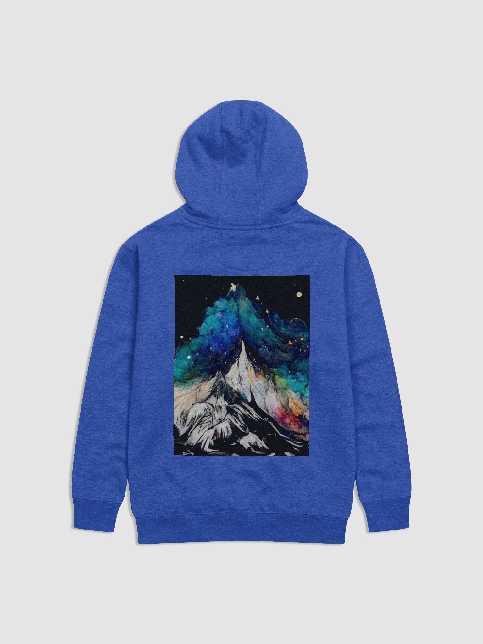 Image on front and back- Cosmic Mountain Dreams Unisex Hoodie product image (2)