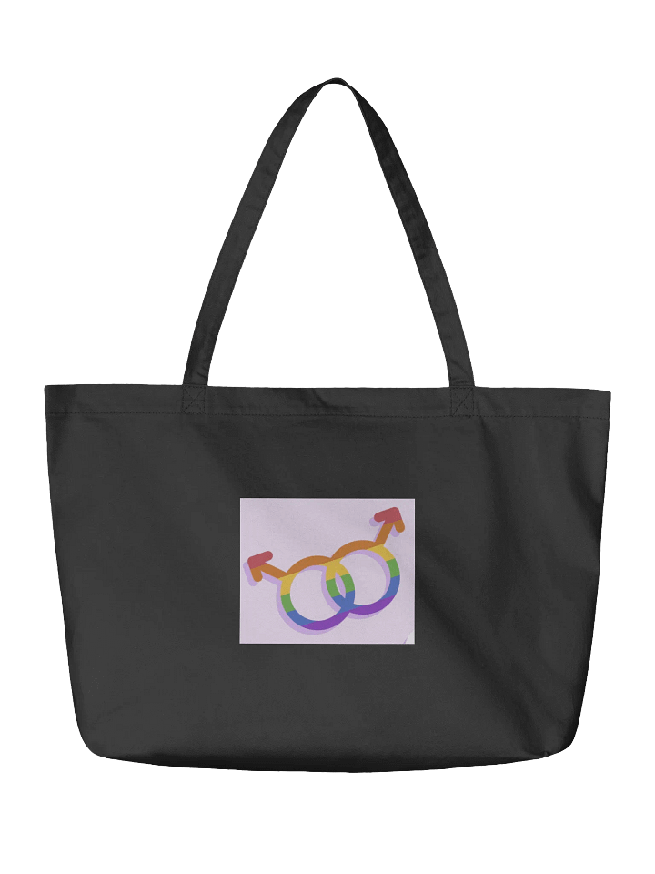 Gay Pride Flag Organic Coach Tote product image (2)