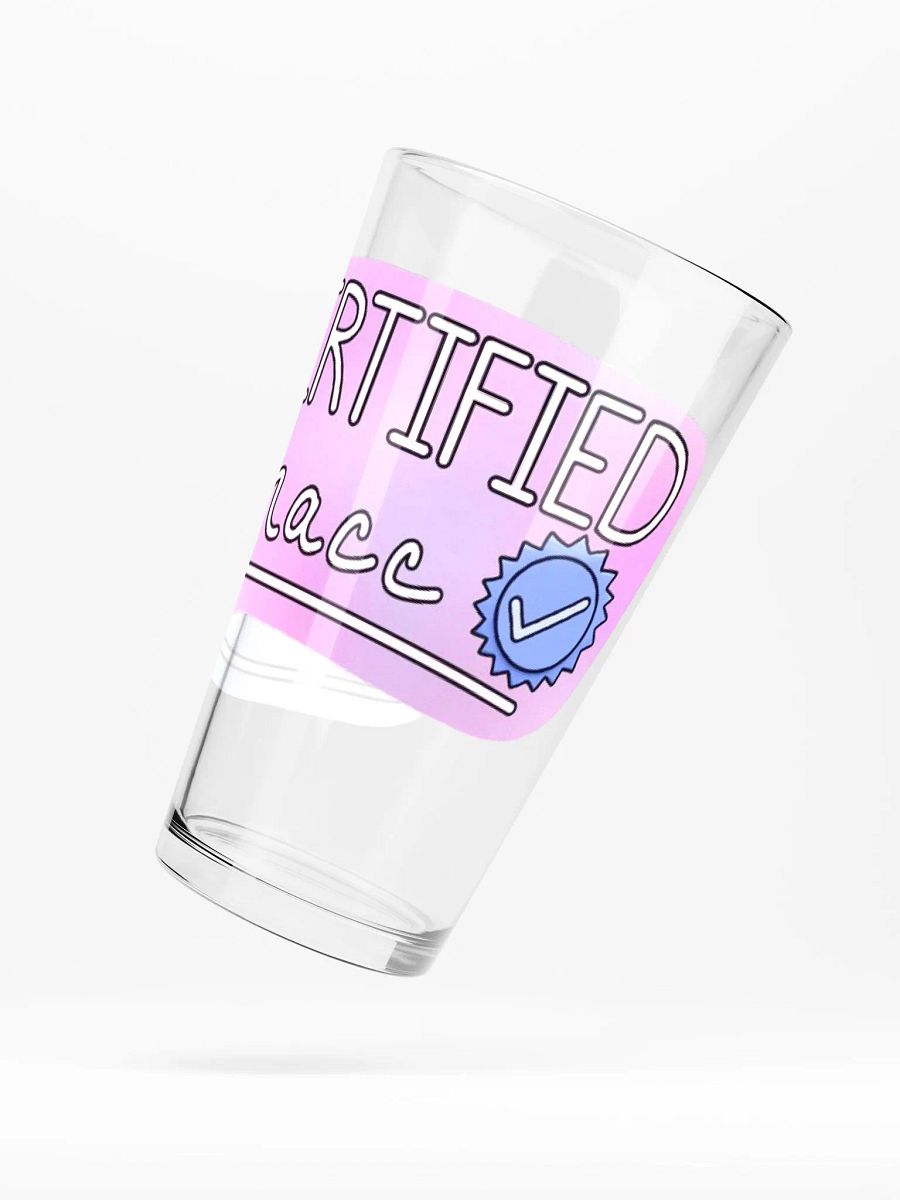 Certified Snacc Pint Glass product image (5)