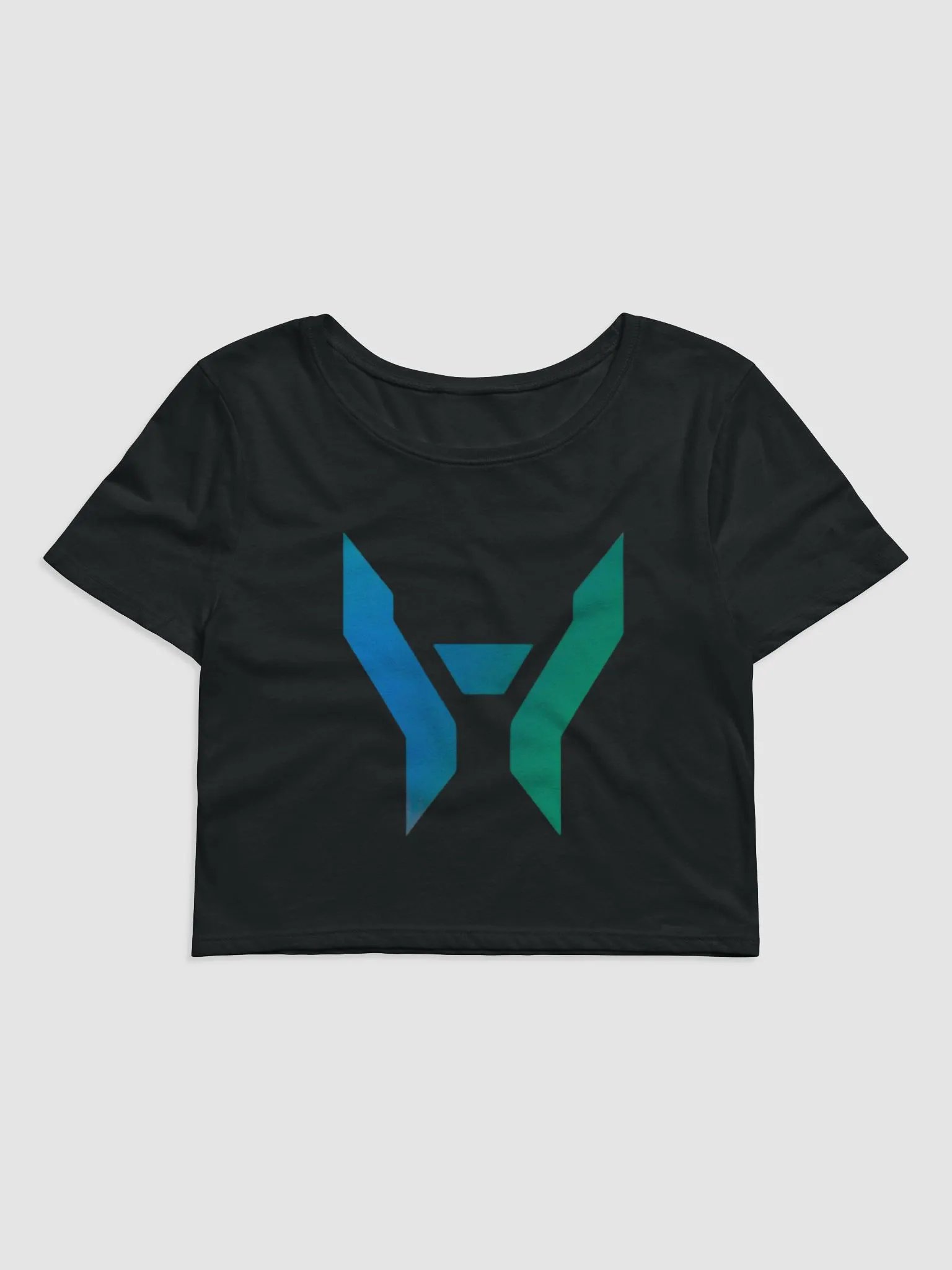 multi-color crop top with logo product image (4)