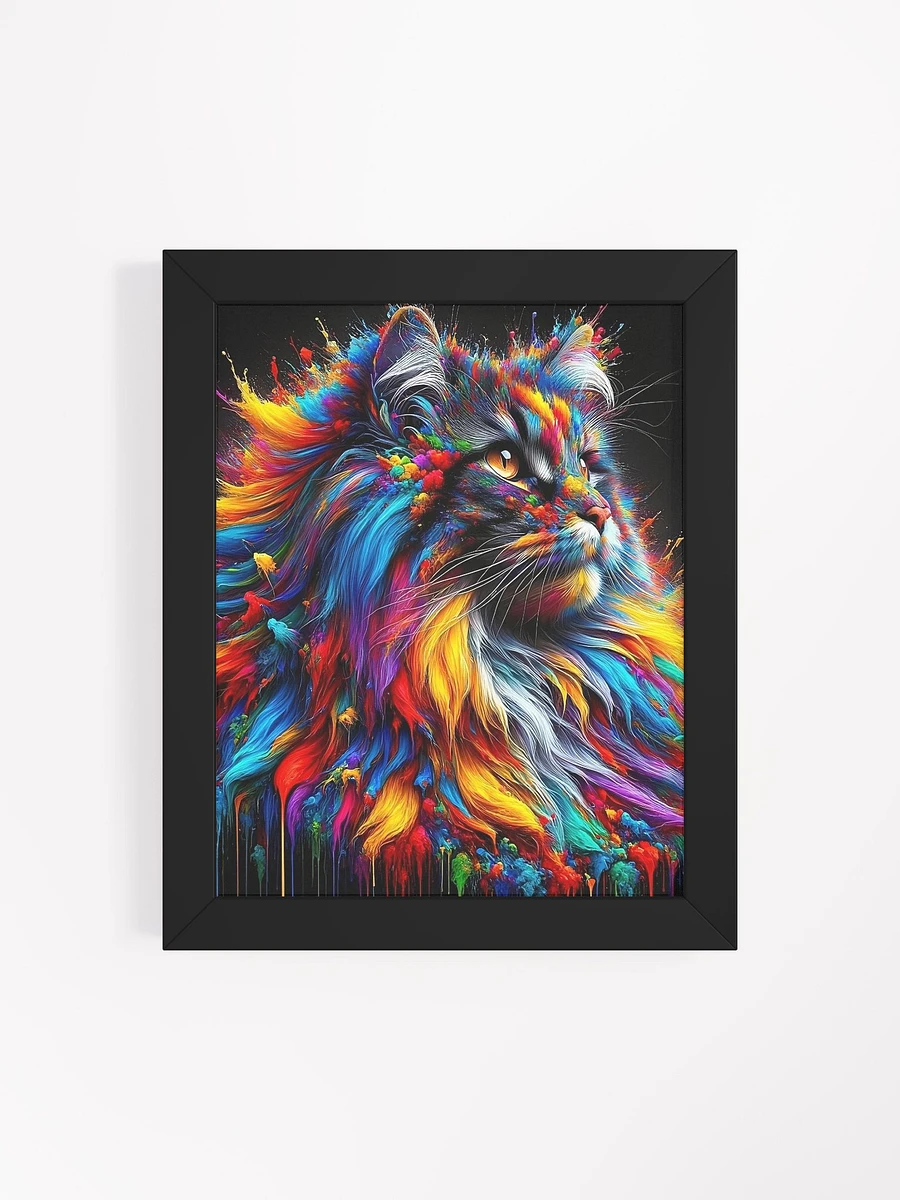 Framed High-Quality Matte Poster (in): Norwegian Forest Cat 2 product image (62)