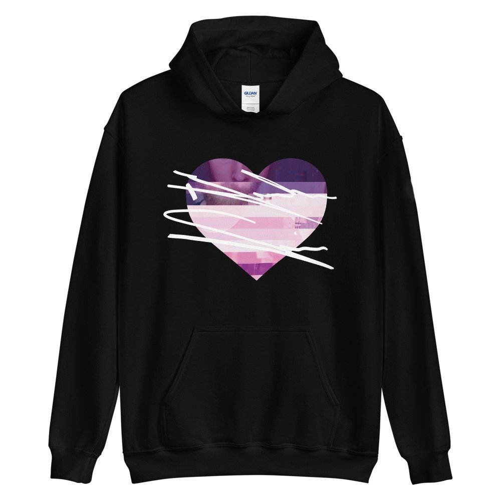 Glitch Heart Hoodie product image (2)