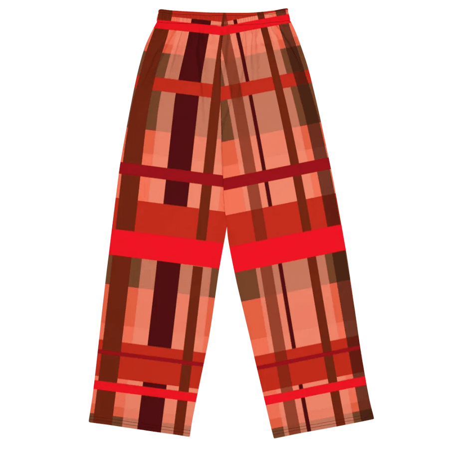 Fall Plaid Wideleg Pants product image (1)