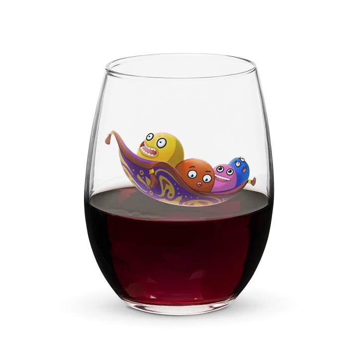 Flying Nurbs - Stemless Wine Glass product image (2)