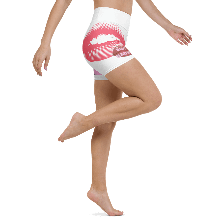 Glossy SexyBaddies Lips All-Over Yoga Shorts Women product image (5)