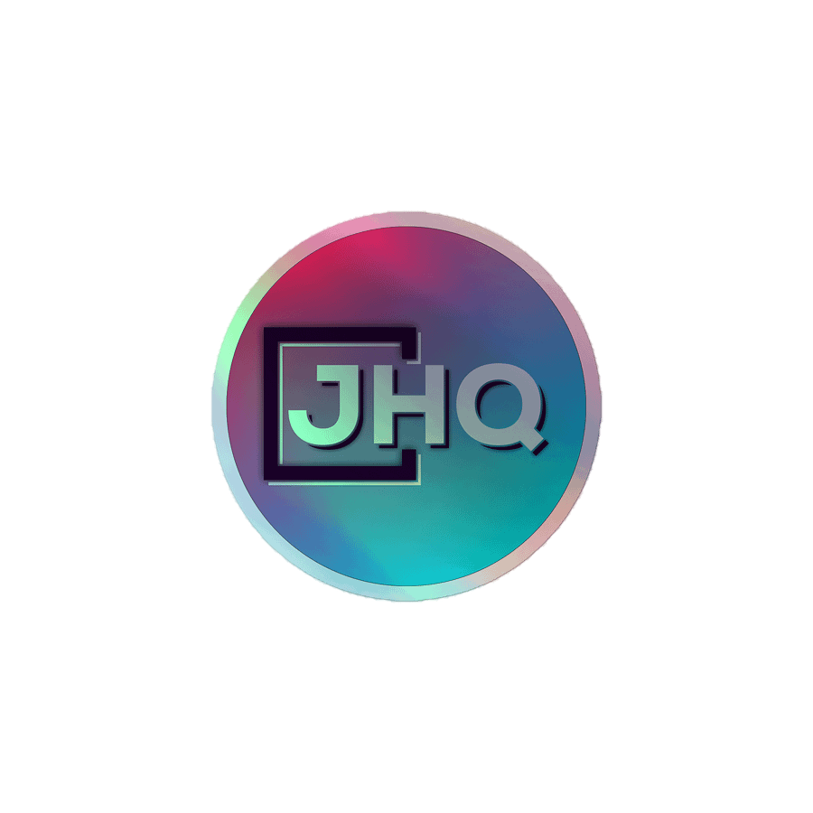 JHQ Holographic Logo Sticker Set product image (1)
