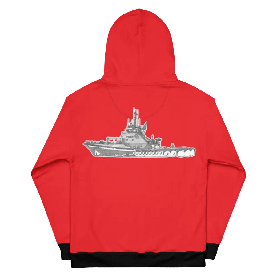 Red Foss tug Sketch Hoodie product image (8)