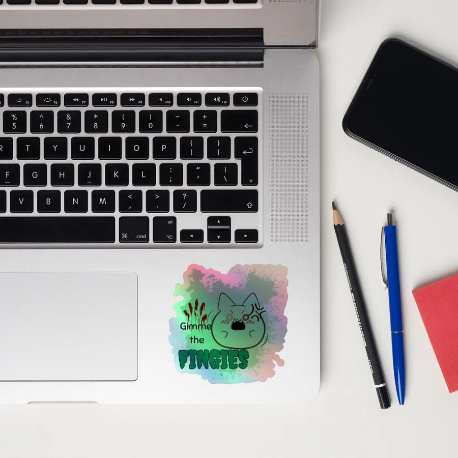 Gimme the Fingies Holo Sticker Pack product image (10)