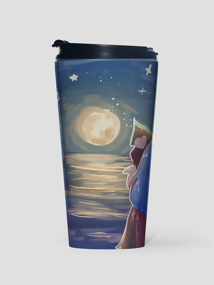 Moonlit Guardian Stainless Steel Travel Mug product image (1)