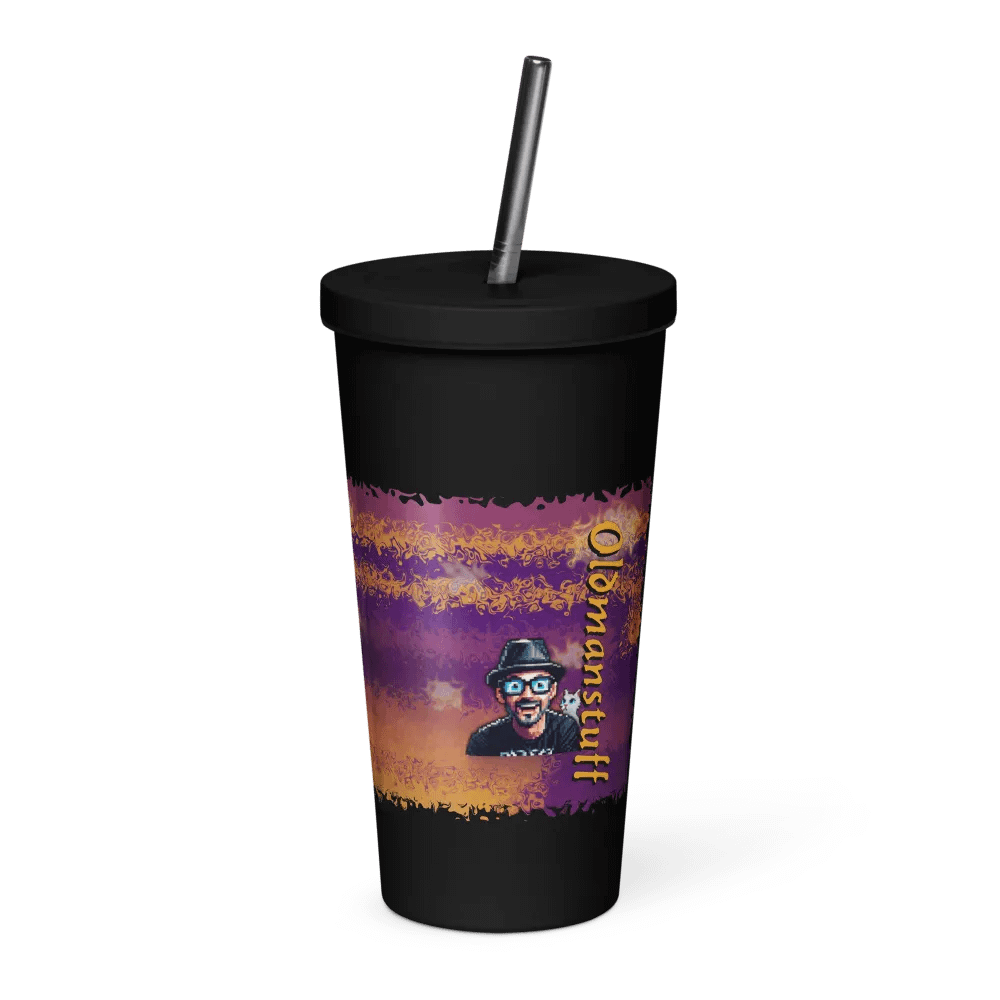 Therapie Edelstahlbecher 600ml mit Trinkhalm product image (3)