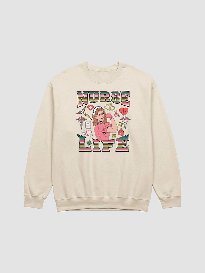 Nurse Life Medical Marvel Crewneck product image (19)