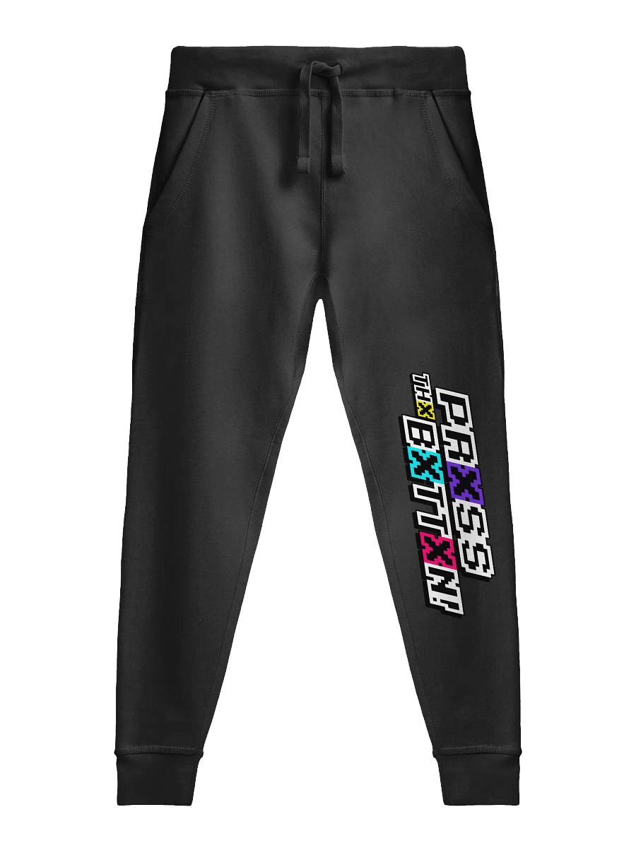 Prxss Thx Bxttxn! Fleece Cuffed Joggers product image (9)