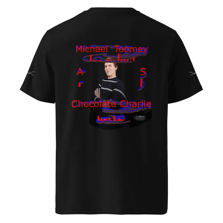 Michael Toomey As Chocolate Charlie 00 - Embroidered - Organic Cotton T-Shirt product image (1)