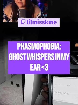 Phasmophobia: Ghost Whispers in my ear. #phasmo #phasmoclips #phasmophobia #twitch #paranormal #shorts