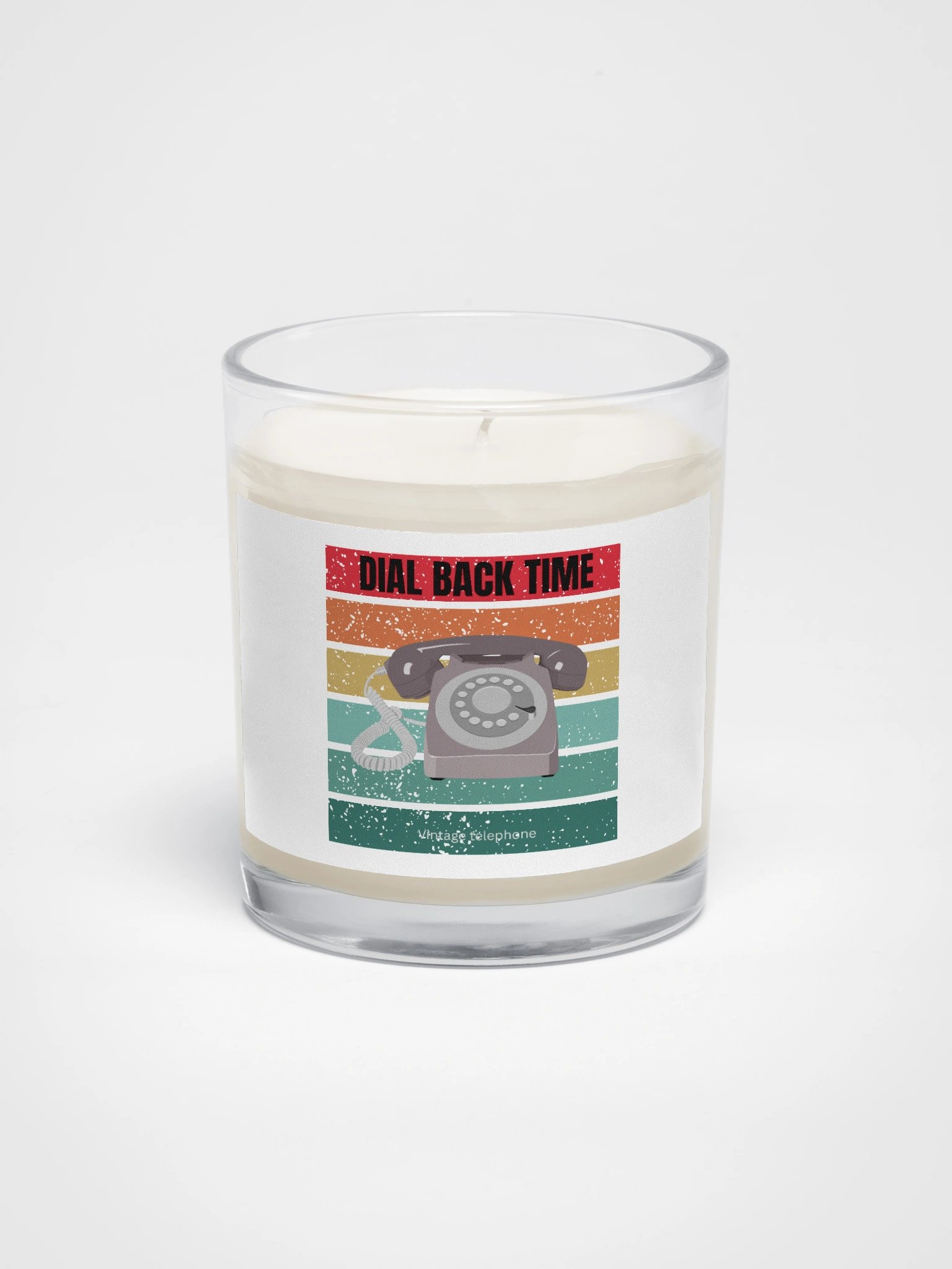 Retro Rotary Telephone Soy Wax Candle product image (1)