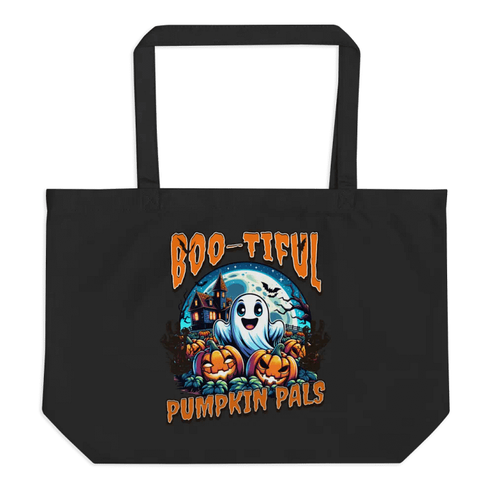 Boo-tiful Pumpkin Pals eco-friendly Organic Tote product image (1)