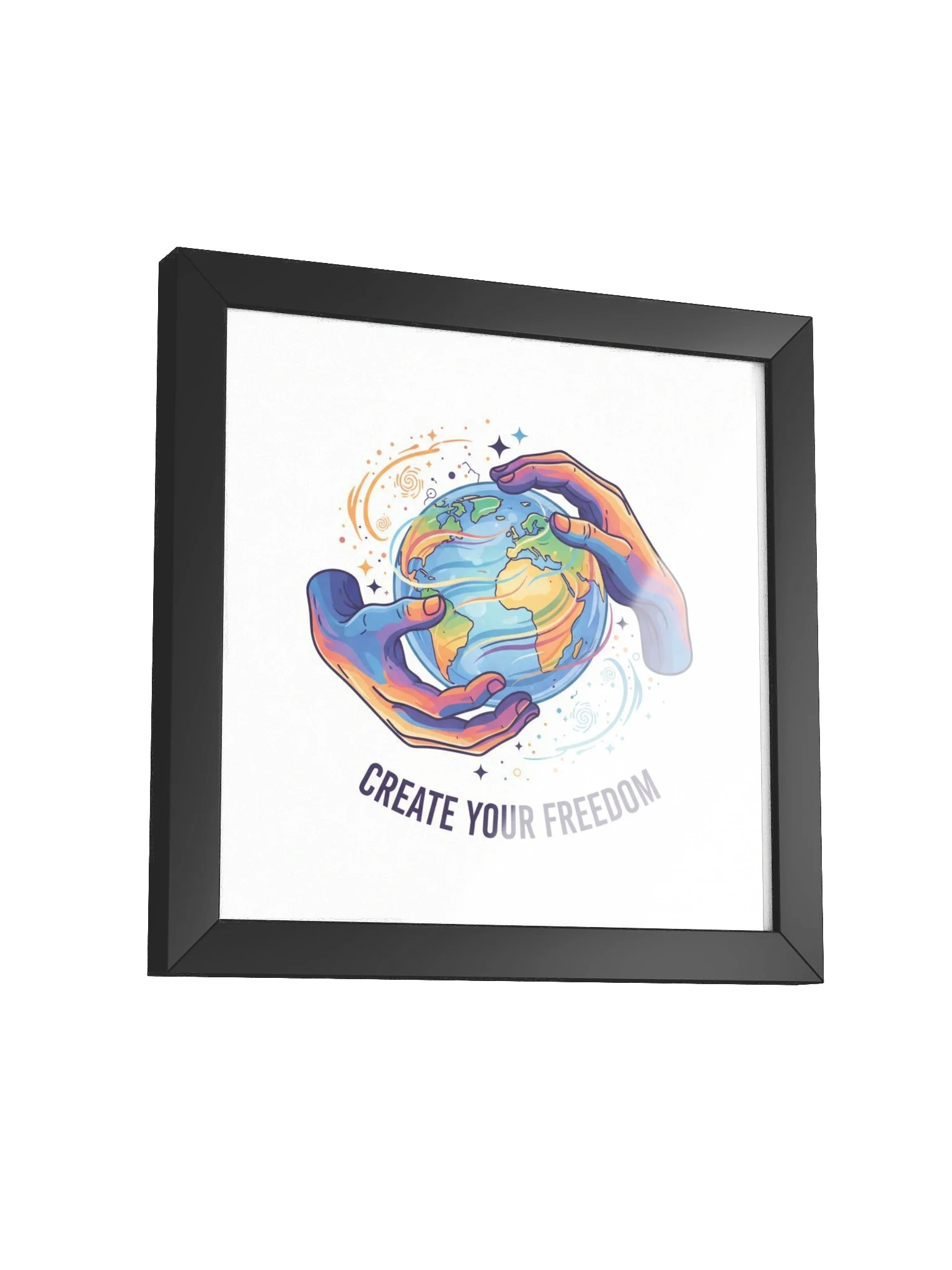 Freedom Globe Framed Poster product image (5)