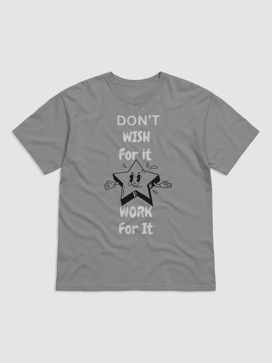 Work for it T-shirt Heavyweight (white text) product image (2)