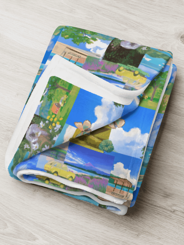 Screencap of Peace Throw Blanket product image (1)