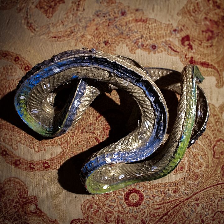 Eternal Serpent: One-of-a-Kind Hand-Mummified Snake Relic Infused with Occult Power product image (2)