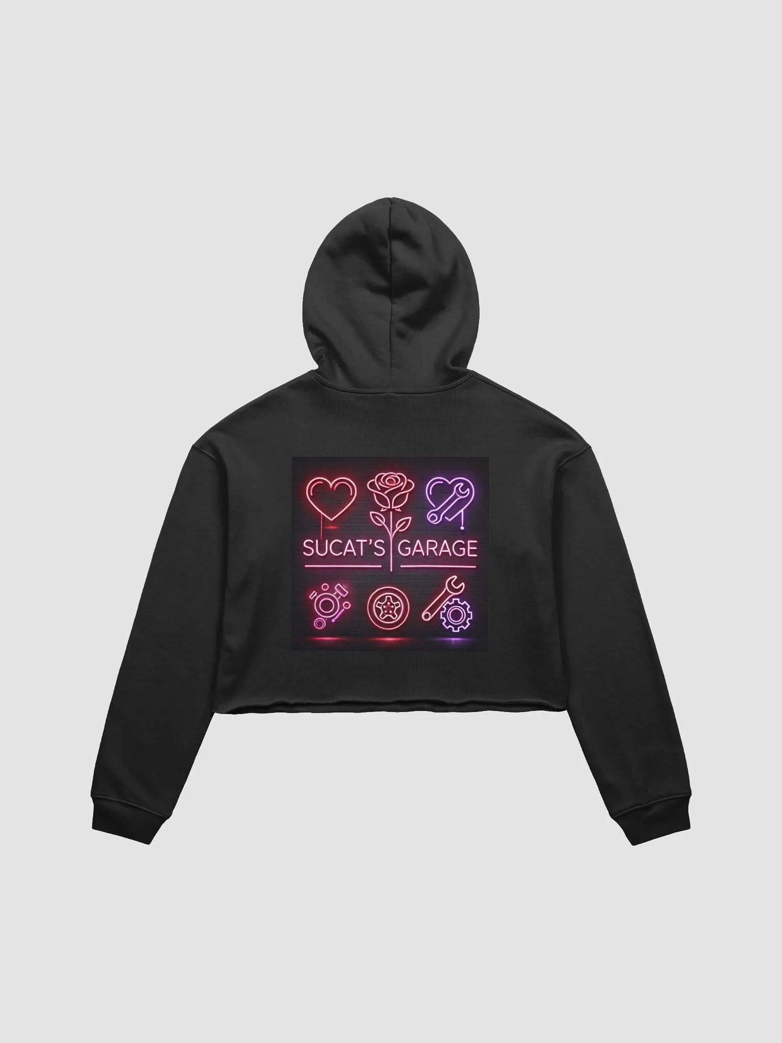 Neon Dream Crop Hoodie product image (2)