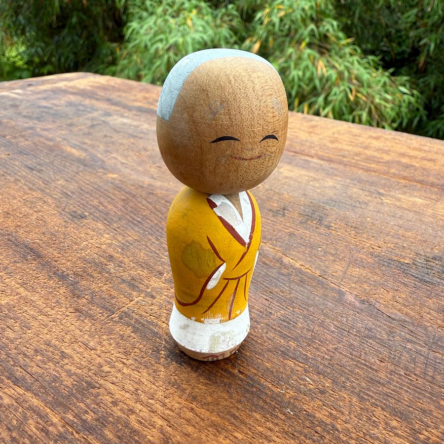 🎎 Buddhist Priest Kokeshi Doll – Japan Antique Roadshow product image (1)
