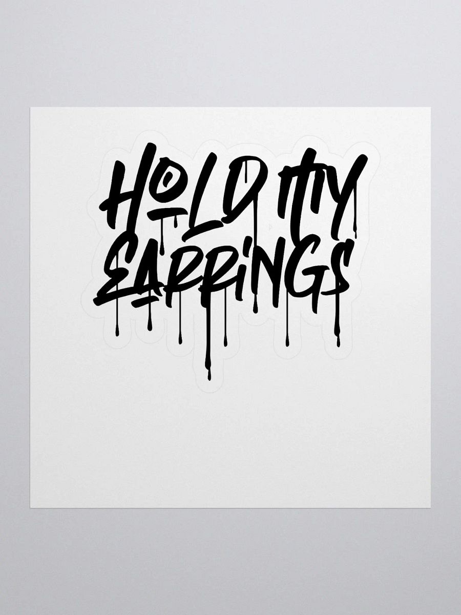 Hold My Earrings Sticker product image (1)