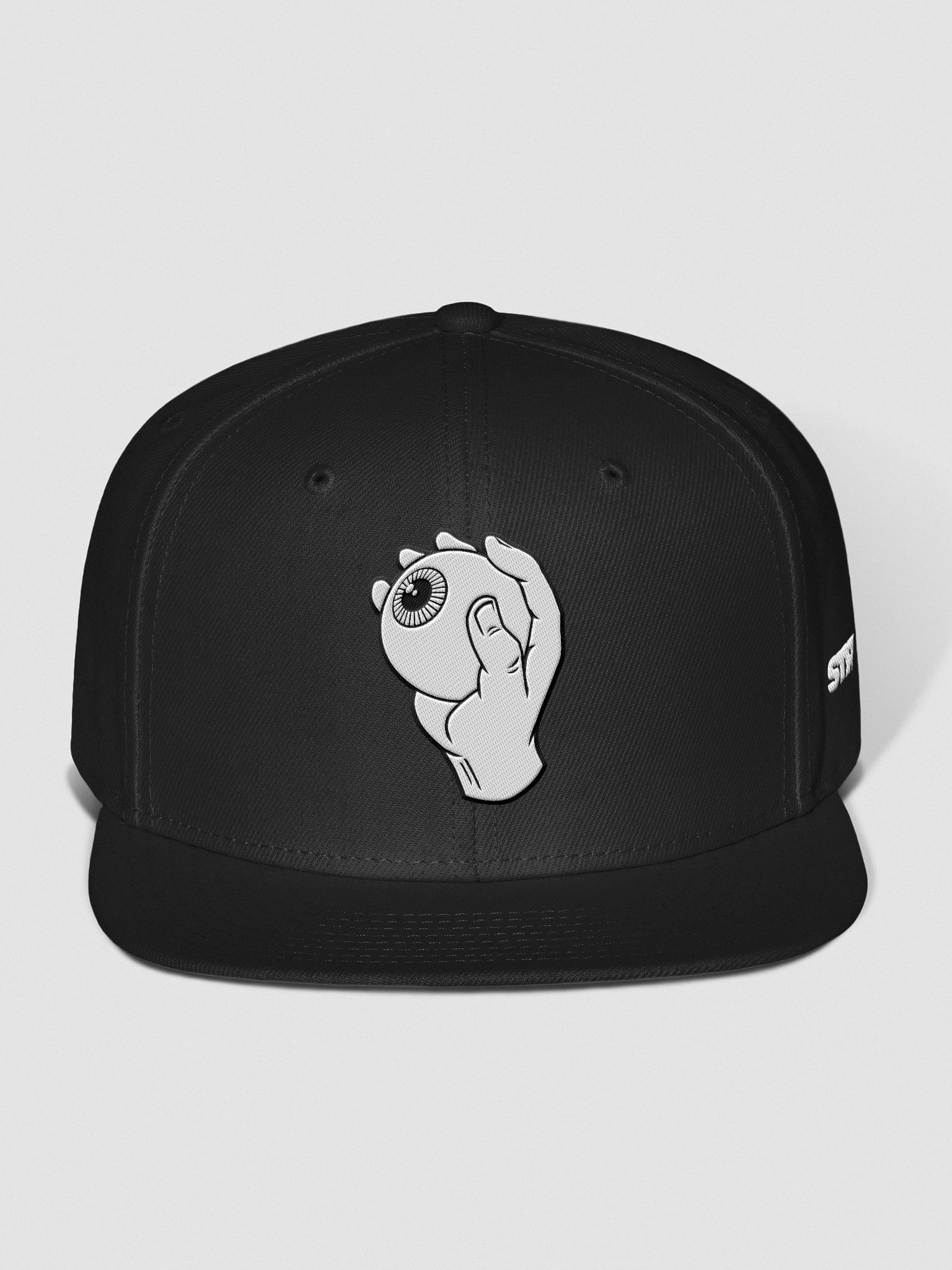 Eye Grabber Flat Brim Cap (Black) product image (1)