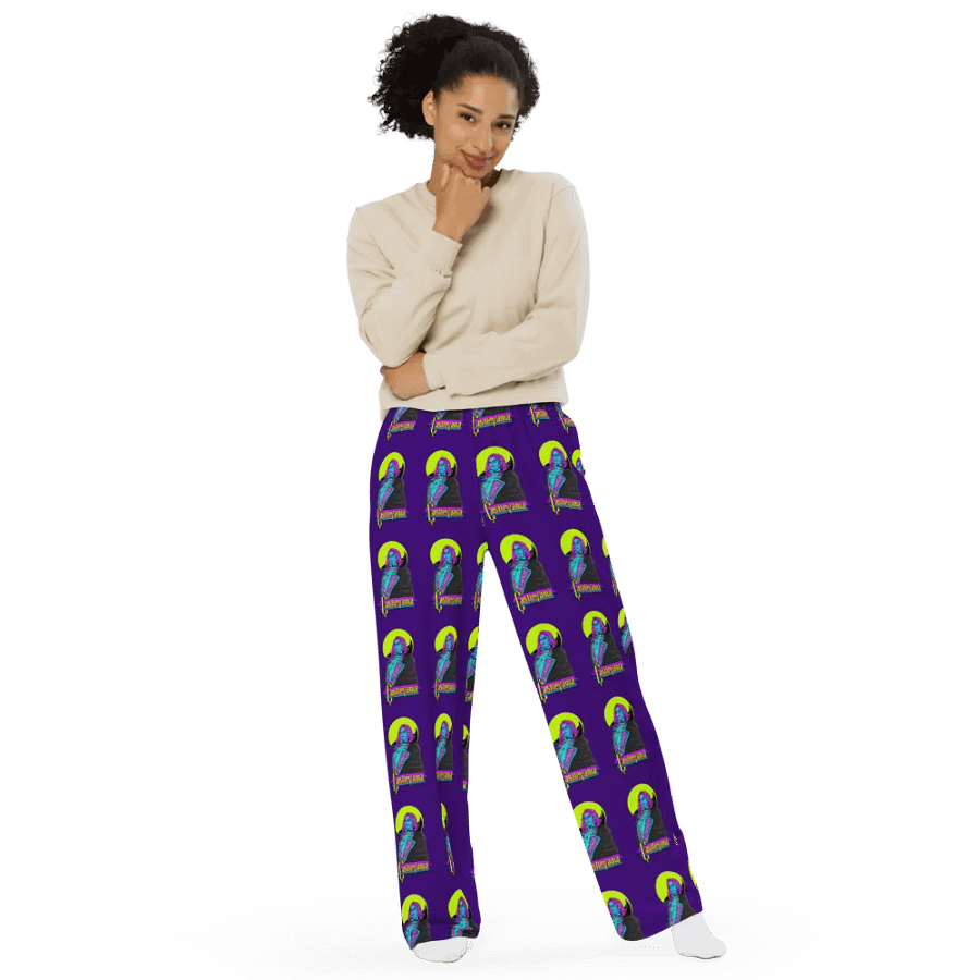 Castlevania Neon Tribute Wide-Leg Pants product image (11)